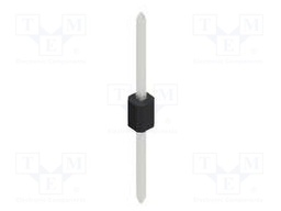 Connector: pin strips; pin header; male; PIN: 1; 1.27mm; THT; 1x1