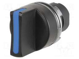 Switch: rotary; 22mm; Stabl.pos: 5; black; none; IP65; prominent