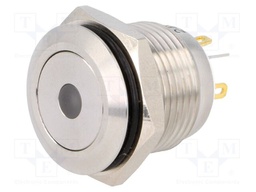 Switch: vandal resistant; Pos: 2; SPST-NO; 2A/36VDC; IP65; OFF-(ON)