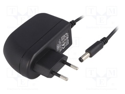 Power supply: switched-mode; 15VDC; 1.6A; Out: 5,5/2,1; 24W; 0÷40°C