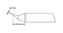 Tip; bent conical; 0.4mm; for soldering station; GT-HP-T6C