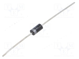 Diode: rectifying; THT; 100V; 2A; Ammo Pack; Ifsm: 60A; DO15; 50ns