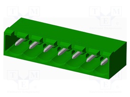 Connector: pluggable terminal block; socket; male; angled 90°