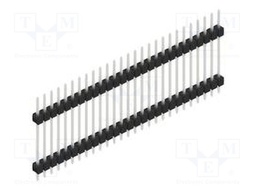 Connector: pin strips; pin header; male; PIN: 27; 2.54mm; THT; 1x27