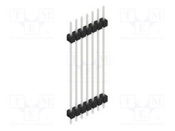 Connector: pin strips; pin header; male; PIN: 7; 2.54mm; THT; 1x7