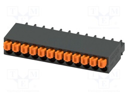 PCB connector, nominal cross section: 0.5 mm?, color: black,