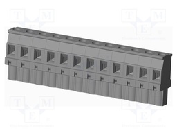Connector: pluggable terminal block; plug; female; angled 90°