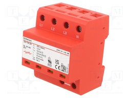 Surge arrestor; Type 1+2; 12.5kA; for DIN rail mounting; IP20