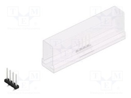 Connector: pin strips; pin header; male; PIN: 4; 2mm; SMT; 1x4; 100V