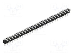 Connector: pin strips; pin header; male; PIN: 26; 2.54mm; THT; 1x26