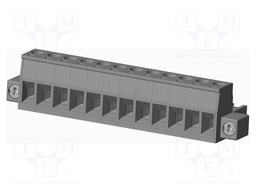 Connector: pluggable terminal block; plug; female; straight; grey