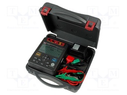 Insulation resistance meter; LCD (9999) 19mm; Bargraph: 29segm.