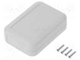Enclosure: for remote controller; X: 50mm; Y: 70mm; Z: 22mm; ABS