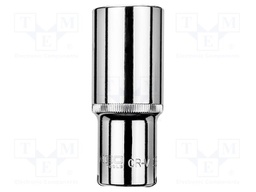 Socket; 6-angles,socket spanner; HEX 23mm; 1/2"; long