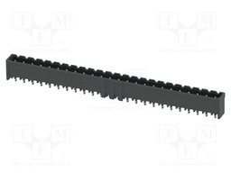 PCB headers, nominal cross section: 2.5 mm2, color: black, n