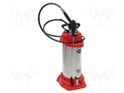 Compression sprayer; to acids; stainless steel; industrial; 10l