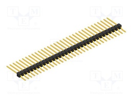 Connector: pin strips; pin header; male; PIN: 33; 2.54mm; SMT; 1x33