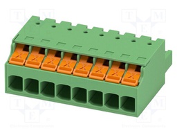 PCB connector, nominal cross section: 2.5 mm2, color: green,