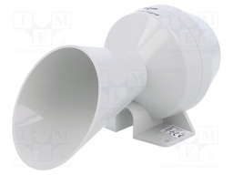 Signaller: sound; horn; 12VDC; 92dB; Series: KLH; IP43; Ø75x152mm