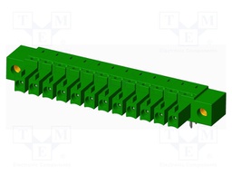 Connector: pluggable terminal block; socket; female; angled 90°