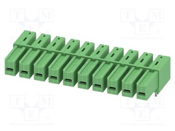 PCB headers, nominal cross section: 6 mm?, color: green, nom