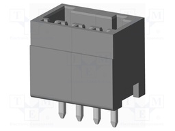 Connector: pluggable terminal block; socket; male; on PCBs