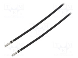 Contact; female; 24AWG; MicroClasp; tinned; for cable; Len: 0.15m