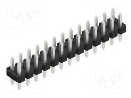 Connector: pin strips; pin header; male; PIN: 26; 2.54mm; THT; 2x13