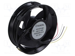 Fan: DC; axial; 24VDC; Ø172x51mm; 725.5m3/h; 73.8dBA; ball; 8000rpm