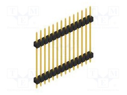 Connector: pin strips; pin header; male; PIN: 14; 2.54mm; THT; 1x14