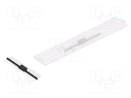 Connector: pin strips; pin header; male; PIN: 22; 2mm; SMT; 1x22