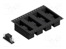Connector: pin strips; pin header; male; PIN: 16; 2.54mm; SMT; 2x8