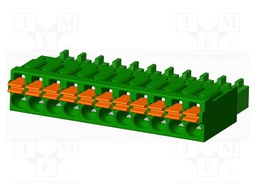 Connector: pluggable terminal block; plug; female; straight; 5.5A