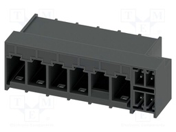 PCB hybrid header, nominal cross section: 6 mm?, color: blac