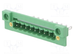 Pluggable terminal block; 5.08mm; ways: 9; straight; plug; male