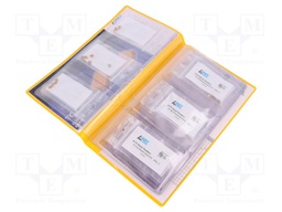 Kit: capacitors; No.of val: 12; SMD; Capacitor: tantalum