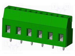 Connector: PCB terminal block; terminal; Plating: tinned; on PCBs
