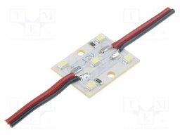 Module: LED; Colour: white warm; 0.48W; 26(typ)lm; 12VDC; 120°