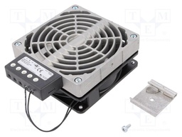 Blower heater; 200W; IP20; for DIN rail mounting; 119x151x47mm
