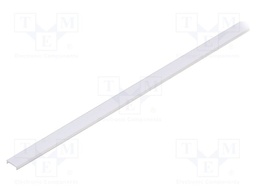 Cover for LED profiles; transparent; 1m; Kind of shutter: C3