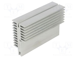 Heatsink: extruded; grilled; natural; L: 100mm; W: 33mm; H: 66.5mm