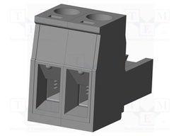 Connector: pluggable terminal block; plug; female; straight; grey