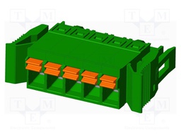 Connector: pluggable terminal block; plug; female; straight; 12A