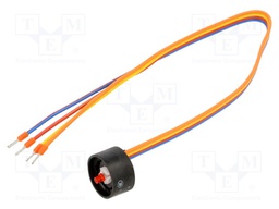Contact block; 84; IP40; Leads: 300mm leads; Contacts: NO; 10mA