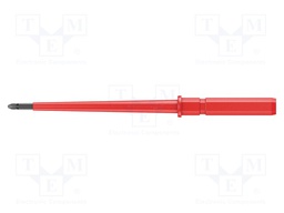 Interchangeable blade; Pozidriv®; Size: PZ0; insulated; 154mm