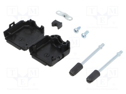 Enclosure: for D-Sub connectors; D-Sub 9pin,D-Sub HD 15pin