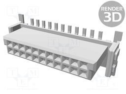 Connector: PCB to PCB; female; PIN: 22; 1.27mm; Series: har-flex