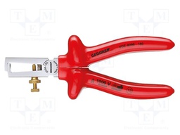 Stripping tool; insulated; 160mm; Wire: round; 0.8÷6mm2; 1kVAC