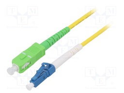 Fiber patch cord; OS2; LC/UPC,SC/APC; 20m; Optical fiber: 9/125um