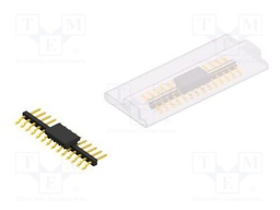 Connector: pin strips; pin header; male; PIN: 14; 2mm; SMT; 1x14